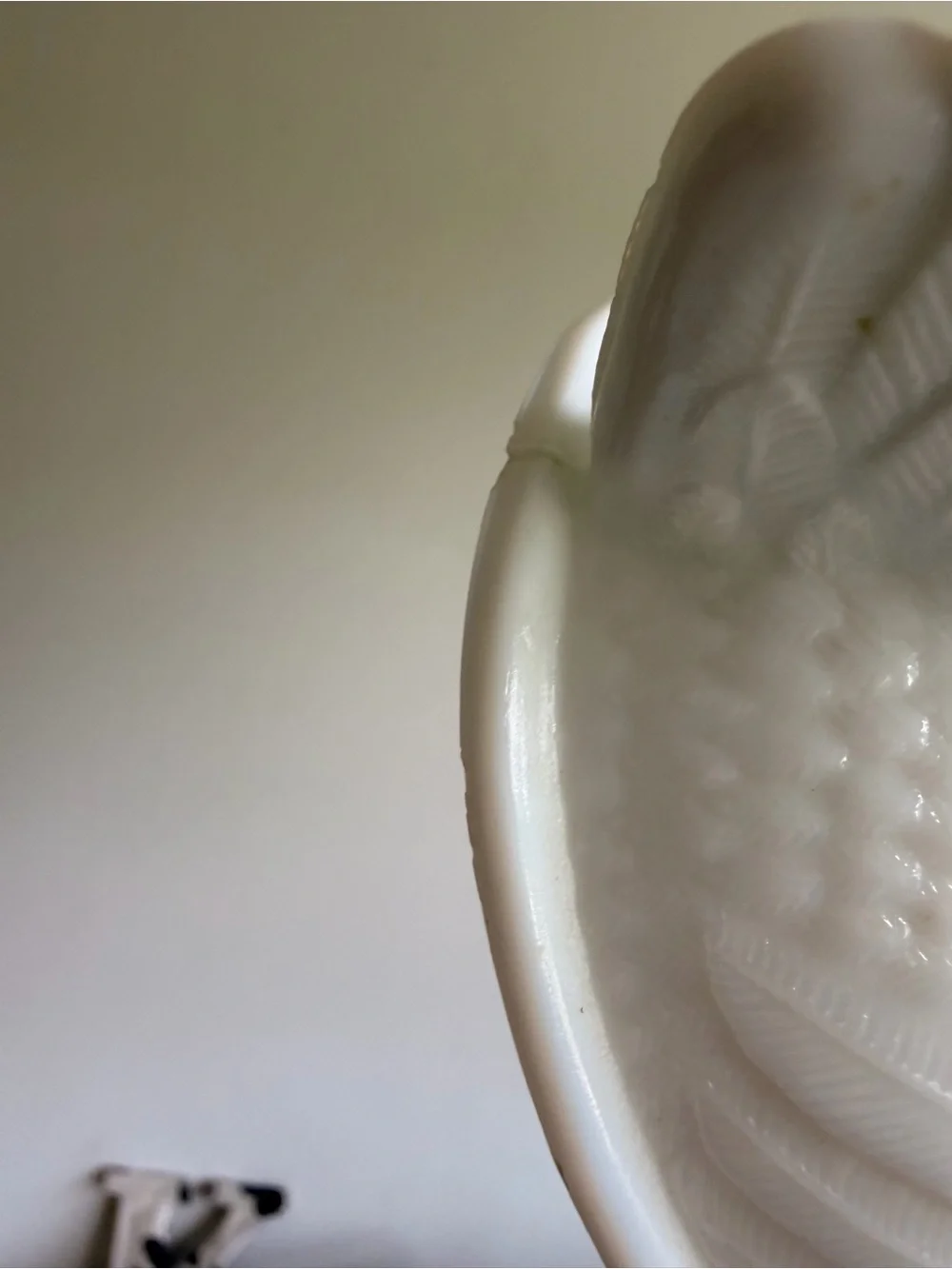 Indiana Glass White Milk Glass Hen on nest TOP ONLY - Picture 2 of 6